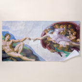 Michelangelo - Aanmaak van Adam, Sistine Chapel's Strandlaken (Voorkant)