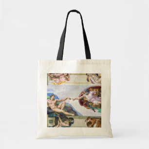 Michelangelo - Aanmaak van Adam, Sistine Chapel's Tote Bag