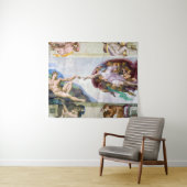 Michelangelo - Aanmaak van Adam, Sistine Chapel's Wandkleed (In Situ (horizontaal))