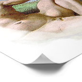 Michelangelo: Aanmaak van Man vuistslag Poster (Hoek)