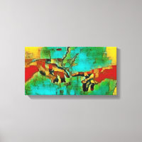 Michelangelo Abstracte schepping van Adam (kleurri