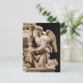 Michelangelo-Angel met Candlestick Briefkaart (Staand voorkant)