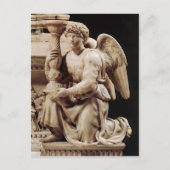 Michelangelo-Angel met Candlestick Briefkaart (Voorkant)