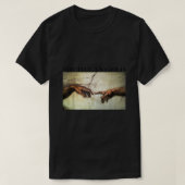 Michelangelo Art Shirt Creation of Adam (Design voorkant)