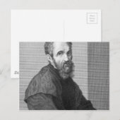 Michelangelo Briefkaart (Voorkant / Achterkant)