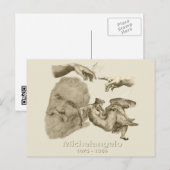 Michelangelo Briefkaart (Voorkant / Achterkant)