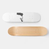Michelangelo Cat - Kies achtergrondkleur Persoonlijk Skateboard (Horizontaal)
