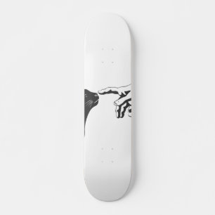 Michelangelo Cat - Kies achtergrondkleur Persoonlijk Skateboard
