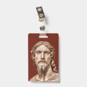 Michelangelo Christus de Verlosser badge (Achterkant met clip)