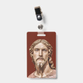 Michelangelo Christus de Verlosser badge (Voorzijde met clip)