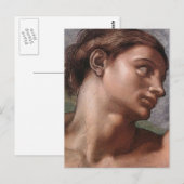 Michelangelo Creatie Adam God Art Briefkaart (Voorkant / Achterkant)
