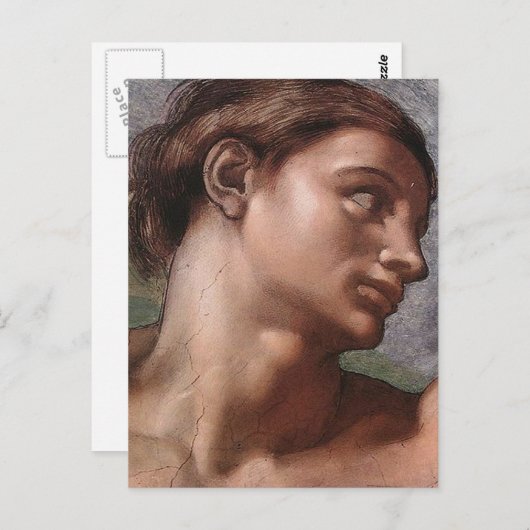 Michelangelo Creatie Adam God Art Briefkaart (Voorkant / Achterkant)