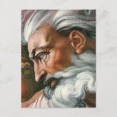Michelangelo Creatie Adam God Art Briefkaart (Voorkant)