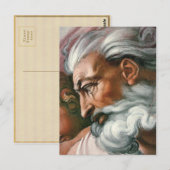 Michelangelo Creatie Adam God Art Briefkaart (Voorkant / Achterkant)