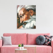 Michelangelo Creatie Adam God Art Canvas Afdruk (Insitu (Woonkamer))