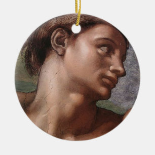 Michelangelo Creatie Adam God Art Keramisch Ornament