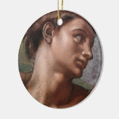 Michelangelo Creatie Adam God Art Keramisch Ornament (Links)