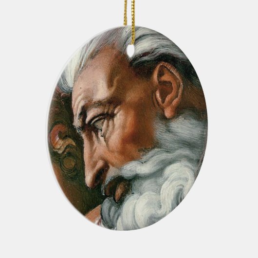 Michelangelo Creatie Adam God Art Keramisch Ornament (Rechts)