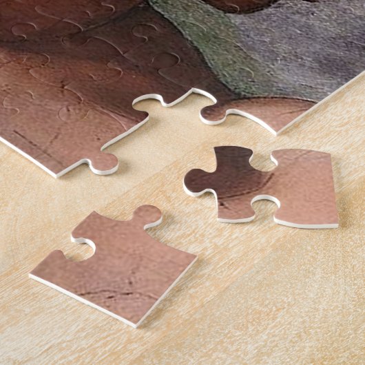 Michelangelo Creatie Adam God Art Legpuzzel (Zijkant)