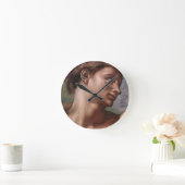 Michelangelo Creatie Adam God Art Ronde Klok (Huis)