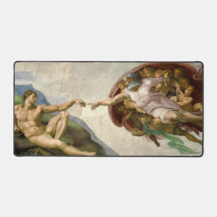 Michelangelo Creatie van Adam Art Bureaumat