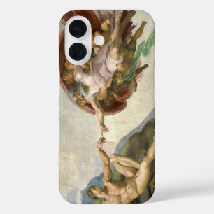 Michelangelo Creatie van Adam Art iPhone 16 Hoesje
