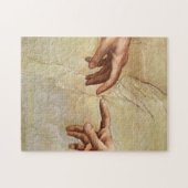 Michelangelo Creatie van Adam Sistine Chapel Legpuzzel (Horizontaal)