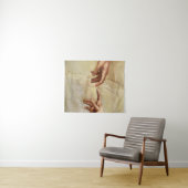 Michelangelo Creatie van Adam Sistine Chapel Wandkleed (In Situ (horizontaal))