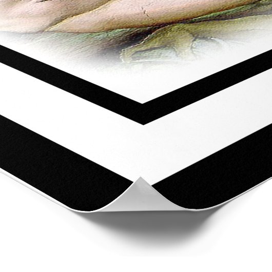 Michelangelo - Creatie van Man - Trek mijn vinger  Poster (Hoek)