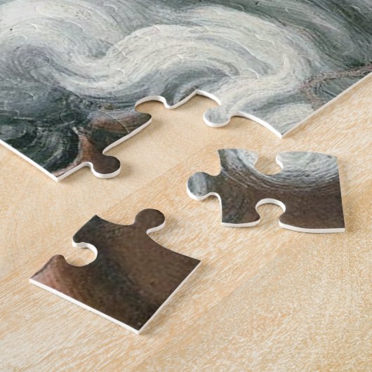 Michelangelo Creation Adam God Legpuzzel (Zijkant)