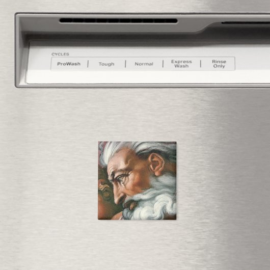 Michelangelo Creation Adam God Magneet (Insitu (Vaatwasser))
