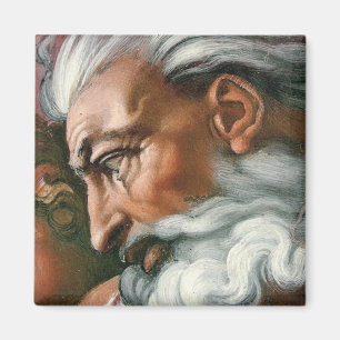 Michelangelo Creation Adam God Magneet