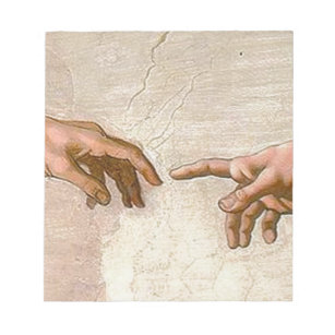 Michelangelo Creation Adam God Notitieblok