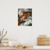 Michelangelo Creation Adam God Poster (Keuken)