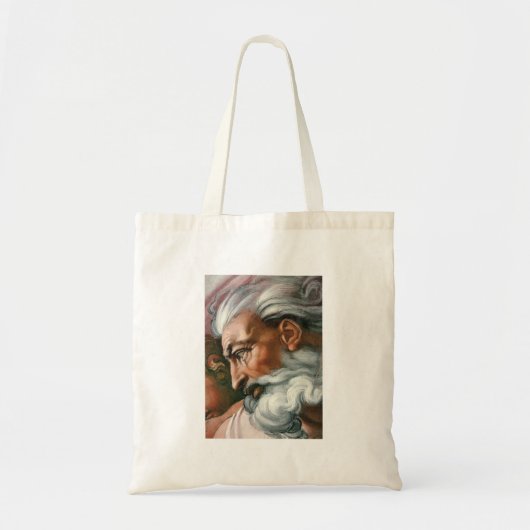 Michelangelo Creation Adam God Tote Bag (Voorkant)
