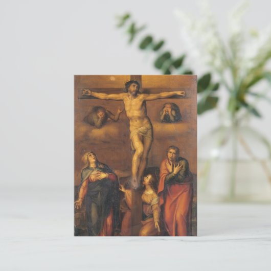 Michelangelo- Crucifixion Briefkaart (Staand voorkant)