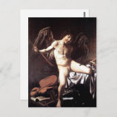 Michelangelo da Caravaggio Amor als Sieger um 1600 Briefkaart (Voorkant / Achterkant)