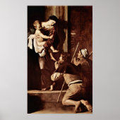 Michelangelo da Caravaggio - Madonna van Pilgrims Poster (Voorkant)
