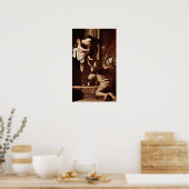 Michelangelo da Caravaggio - Madonna van Pilgrims Poster (Keuken)