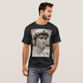 Michelangelo David (hoofd) T-shirt (Voorkant volledig)