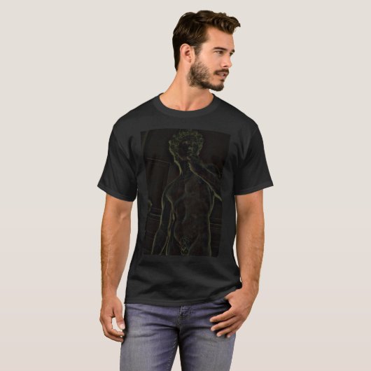 Michelangelo David T-shirt (Voorkant volledig)