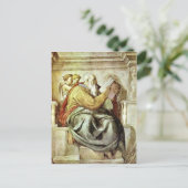 Michelangelo: De profeet Zechariah Briefkaart (Staand voorkant)