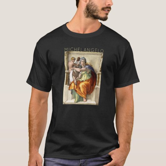 Michelangelo Delphic Sibylsistine chapel for r T-shirt (Voorkant)