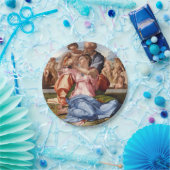 Michelangelo-Doni Tondo Papieren Bordje (Feest)