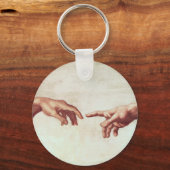 Michelangelo Hands Sleutelhanger (Voorkant)