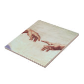 Michelangelo Hands Tegeltje (Zijkant)