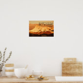 Michelangelo Inspirerend quote "Heer, subsidie" Poster (Keuken)