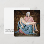 Michelangelo La Pietà Goede Vrijdag Hi-Def Kaart (Voorkant / Achterkant)