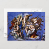 Michelangelo - Laatste arrest (details) Briefkaart (Voorkant / Achterkant)