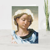Michelangelo Madonna en kind kerst Kaart (Voorkant)